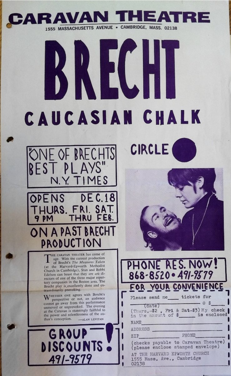 CAUCASIAN CHALK CIRCLE by Bertolt Brecht